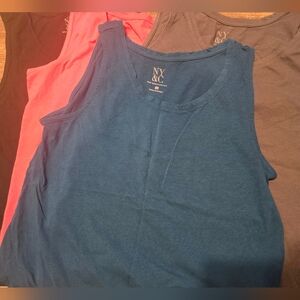 New York & Company Gray, Blue, Black and Pink Tank Tops